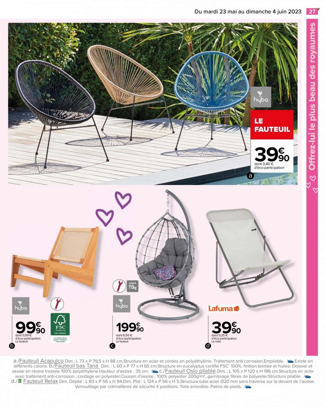 Catalogue Carrefour Hypermarchés - 23/05/2023 - 04/06/2023. Page 27