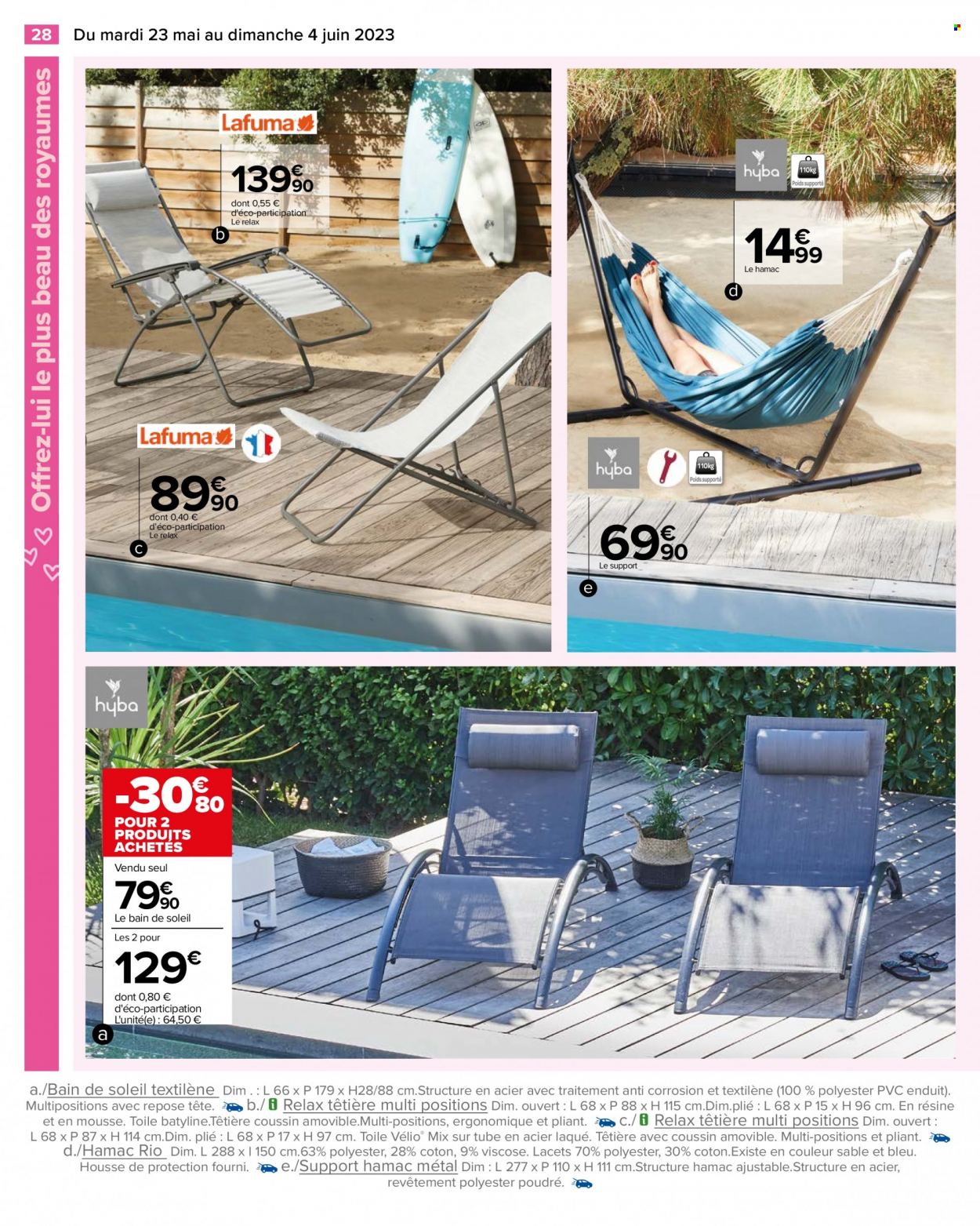Catalogue Carrefour Hypermarchés - 23/05/2023 - 04/06/2023. Page 28
