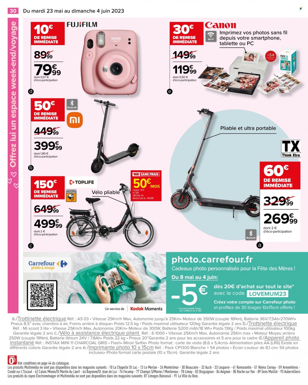 Catalogue Carrefour Hypermarchés - 23/05/2023 - 04/06/2023. Page 30
