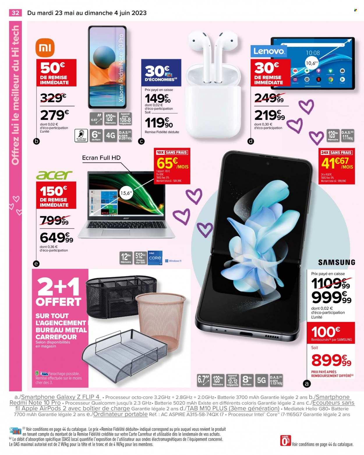 Catalogue Carrefour Hypermarchés - 23/05/2023 - 04/06/2023. Page 32