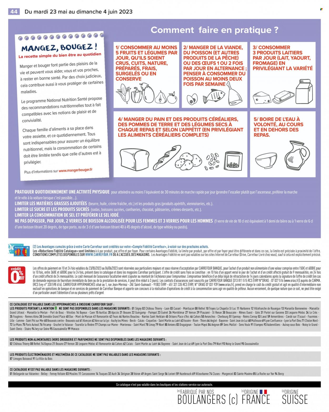 Catalogue Carrefour Hypermarchés - 23/05/2023 - 04/06/2023. Page 44