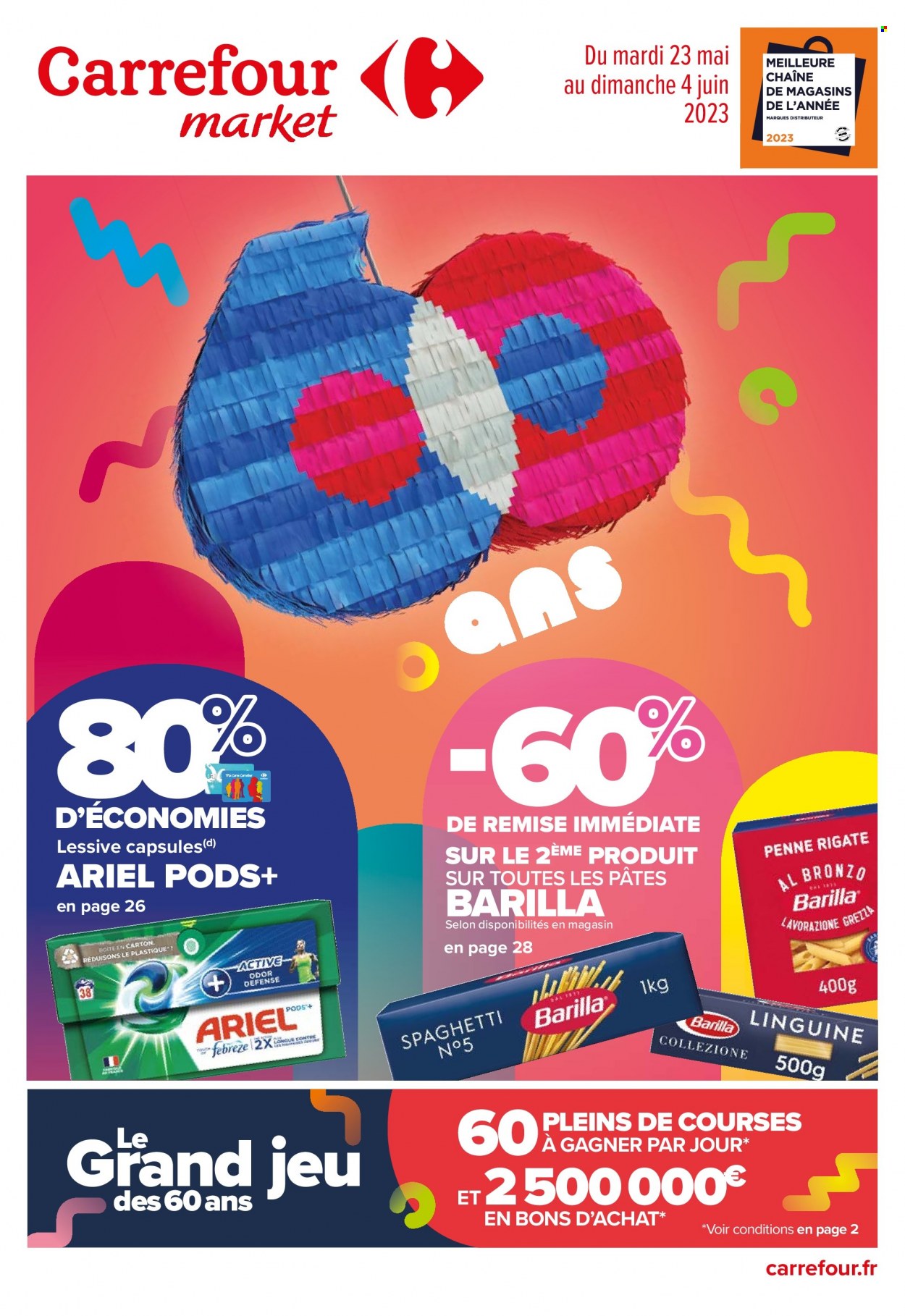 Catalogue Carrefour Market - 23/05/2023 - 04/06/2023. Page 1