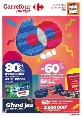 Catalogue Carrefour Market - 23/05/2023 - 04/06/2023.