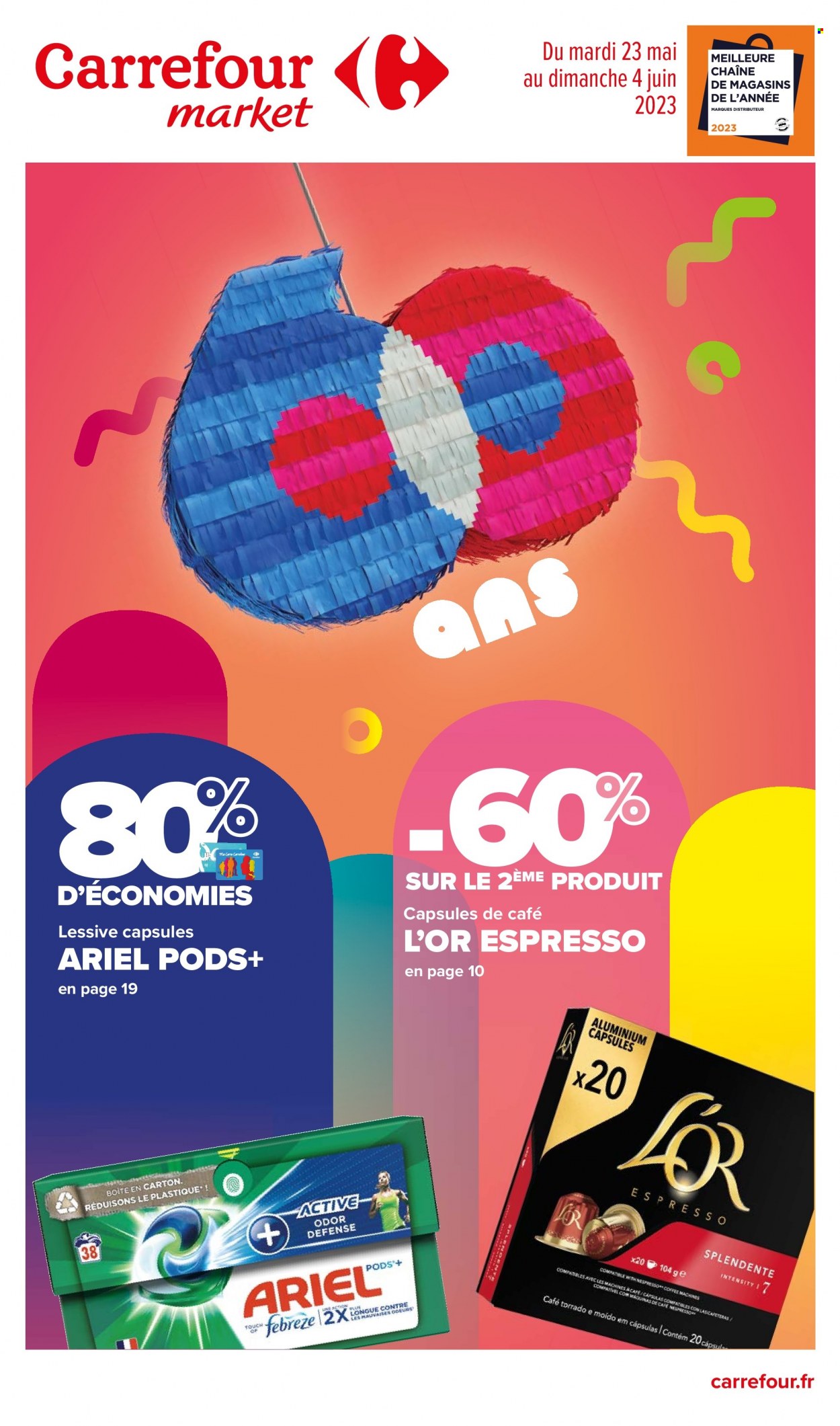 Catalogue Carrefour Market - 23/05/2023 - 04/06/2023. Page 1