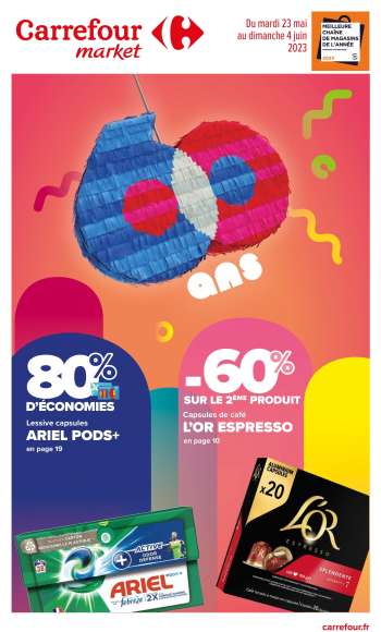 Catalogue Carrefour Market - 23/05/2023 - 04/06/2023.