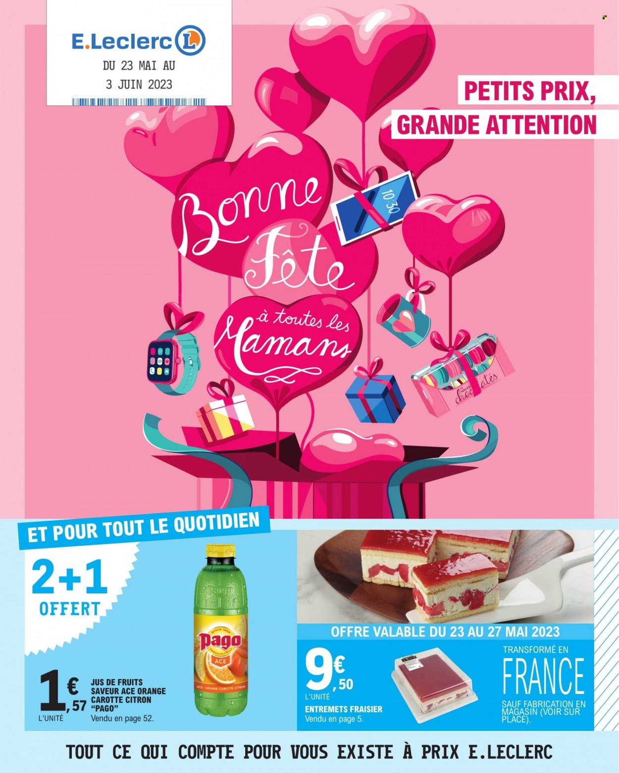 Catalogue E.Leclerc - 23/05/2023 - 03/06/2023. Page 1