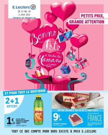 Catalogue E.Leclerc - 23/05/2023 - 03/06/2023.