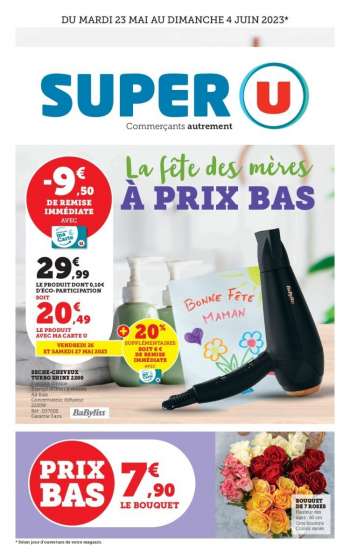 Catalogue SUPER U - 23/05/2023 - 04/06/2023.