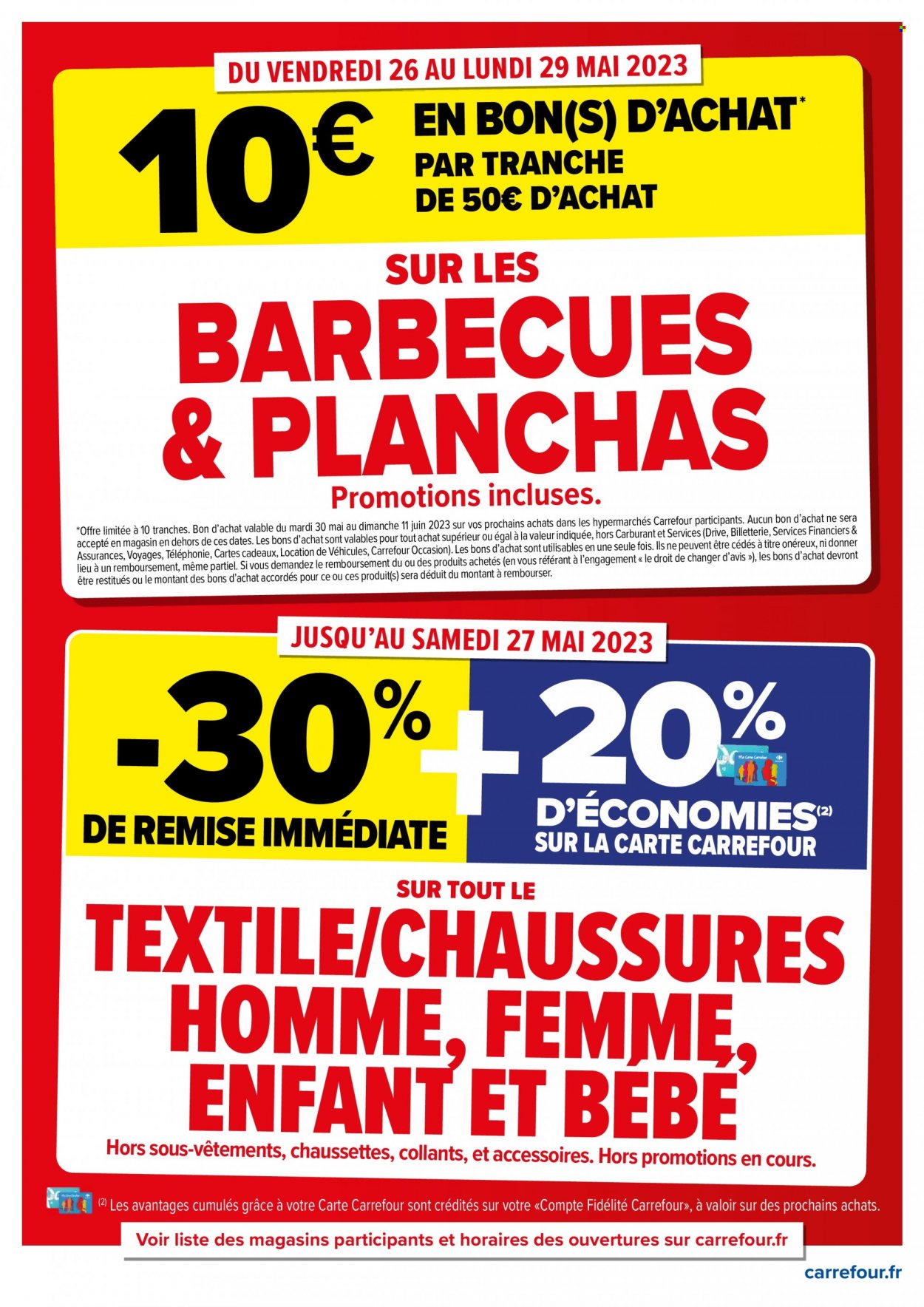 Catalogue Carrefour Hypermarchés - 26/05/2023 - 29/05/2023. Page 3