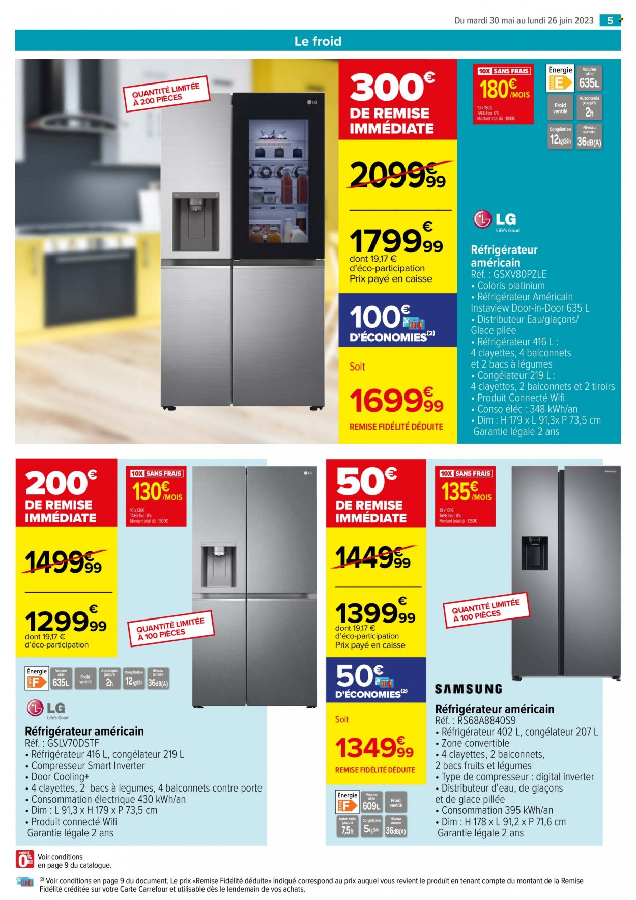 Catalogue Carrefour Hypermarchés - 30/05/2023 - 26/06/2023. Page 5