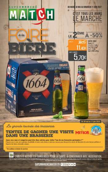 Catalogue Supermarché Match - 30/05/2023 - 11/06/2023.