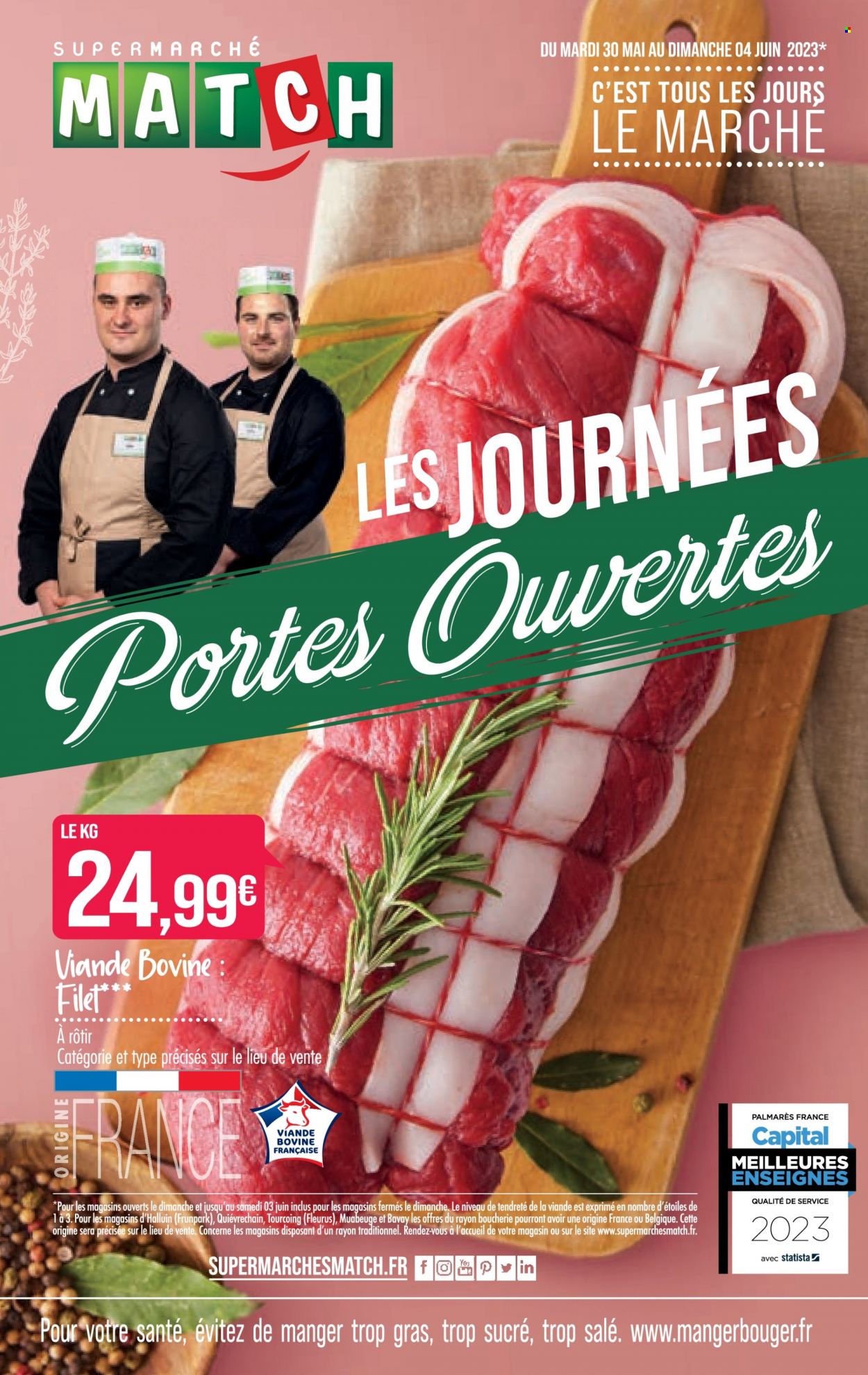 Catalogue Supermarché Match - 30/05/2023 - 04/06/2023. Page 1