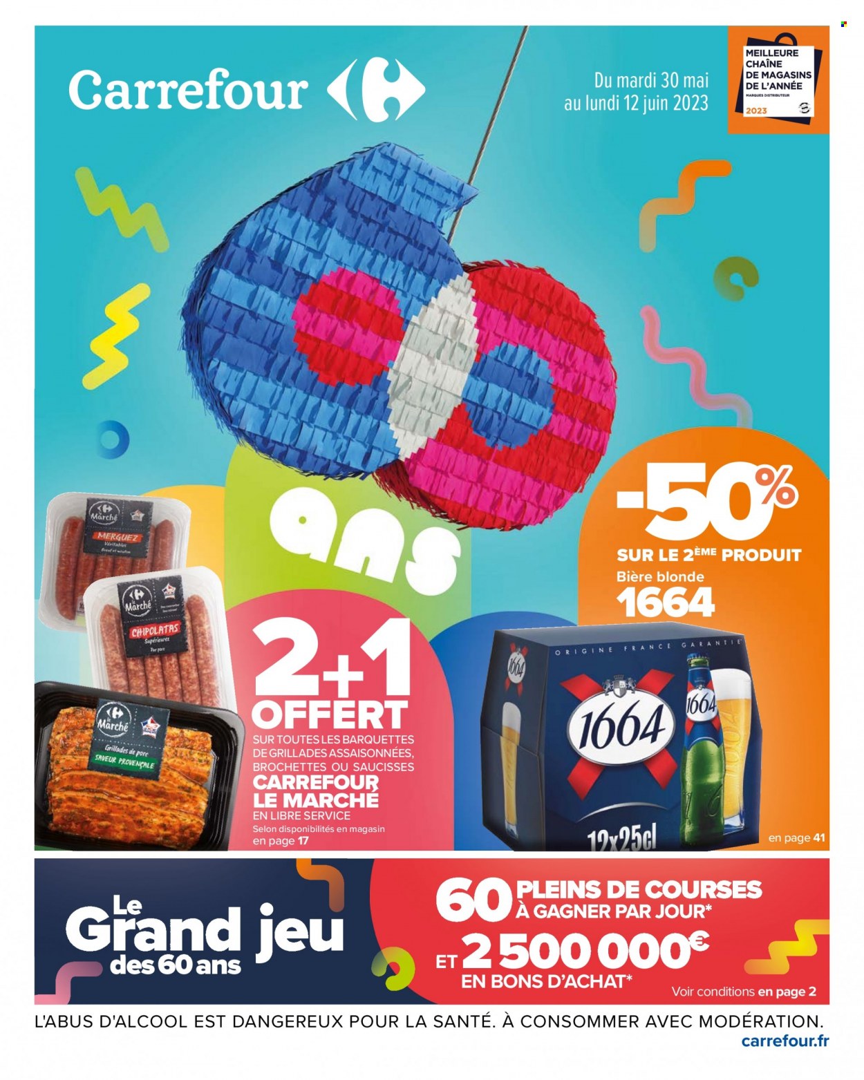 Catalogue Carrefour Hypermarchés - 30/05/2023 - 12/06/2023. Page 1
