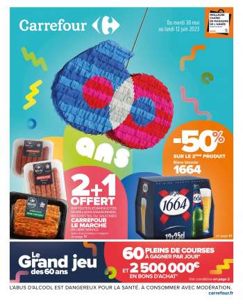 Catalogue Carrefour Hypermarchés - 30/05/2023 - 12/06/2023.