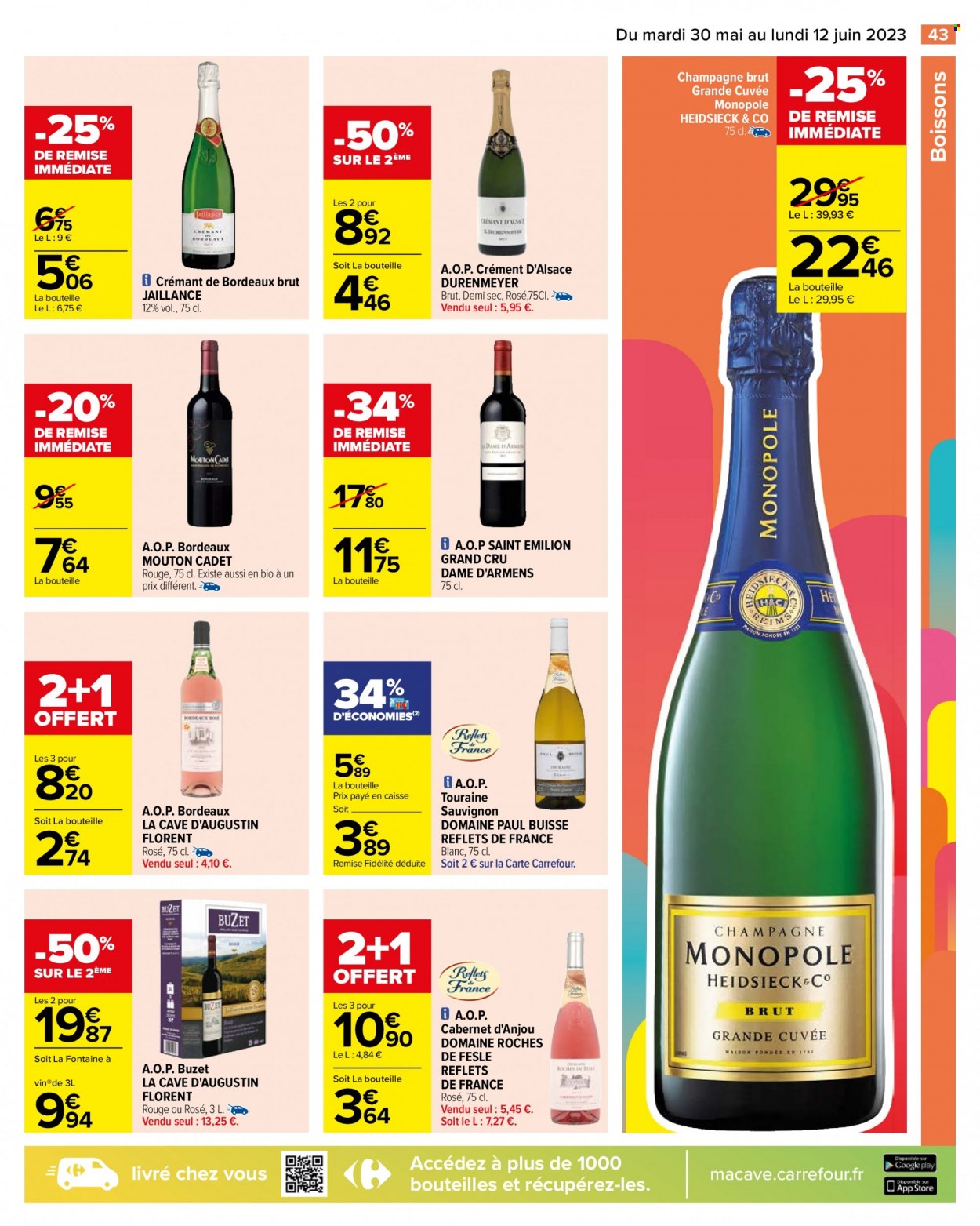 Catalogue Carrefour Hypermarchés - 30/05/2023 - 12/06/2023. Page 47