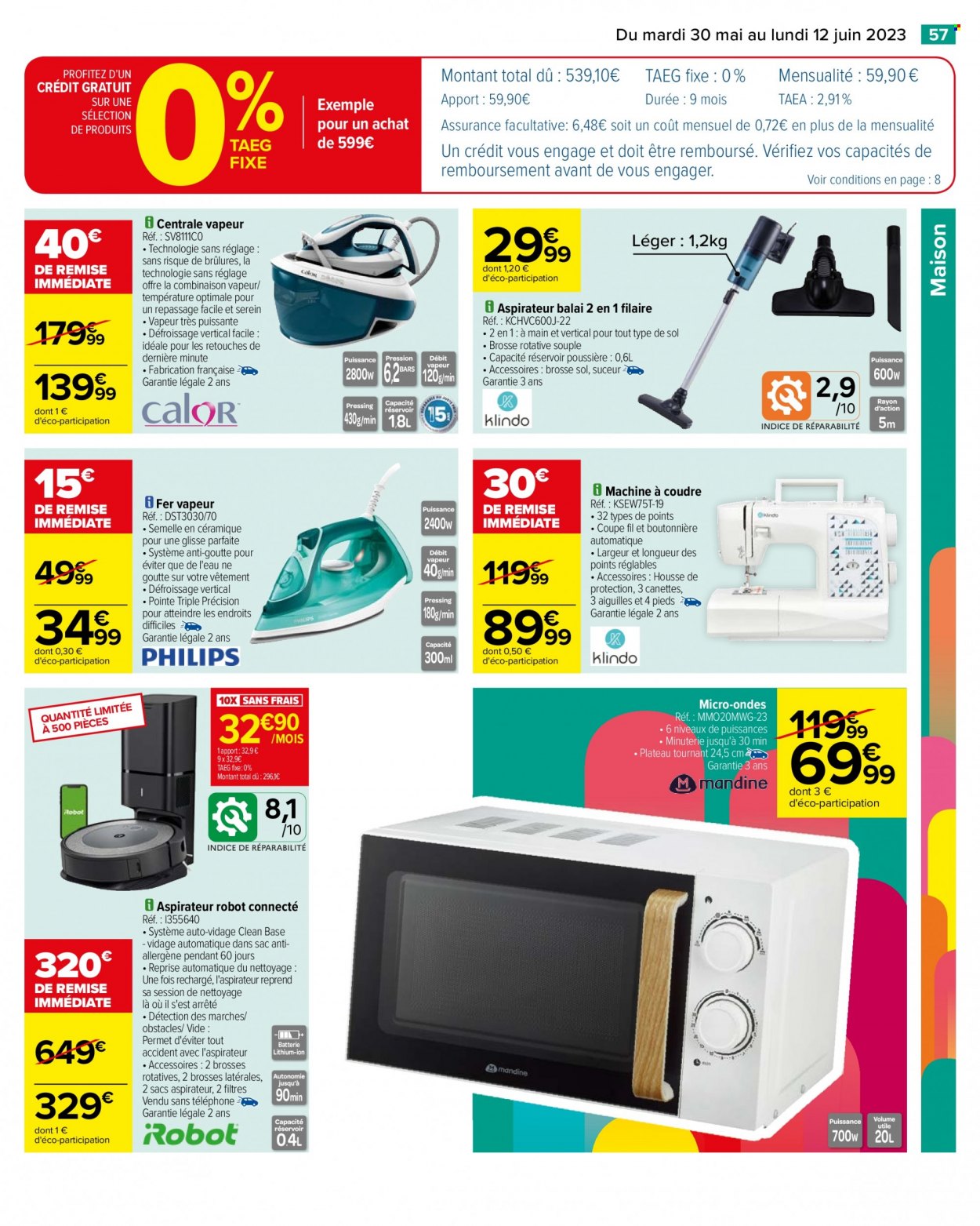 Catalogue Carrefour Hypermarchés - 30/05/2023 - 12/06/2023. Page 61