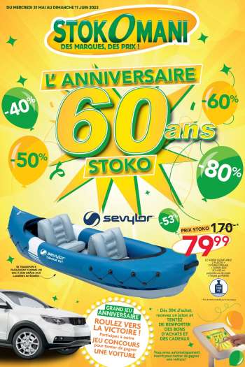 Catalogue Stokomani - 31/05/2023 - 11/06/2023.