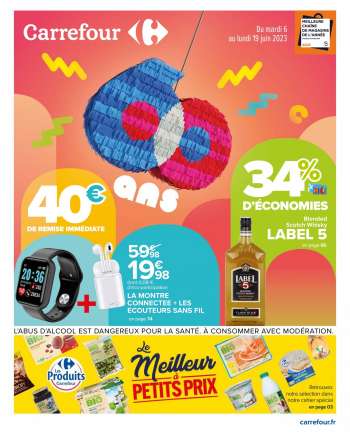 Catalogue Carrefour Hypermarchés - 06/06/2023 - 19/06/2023.