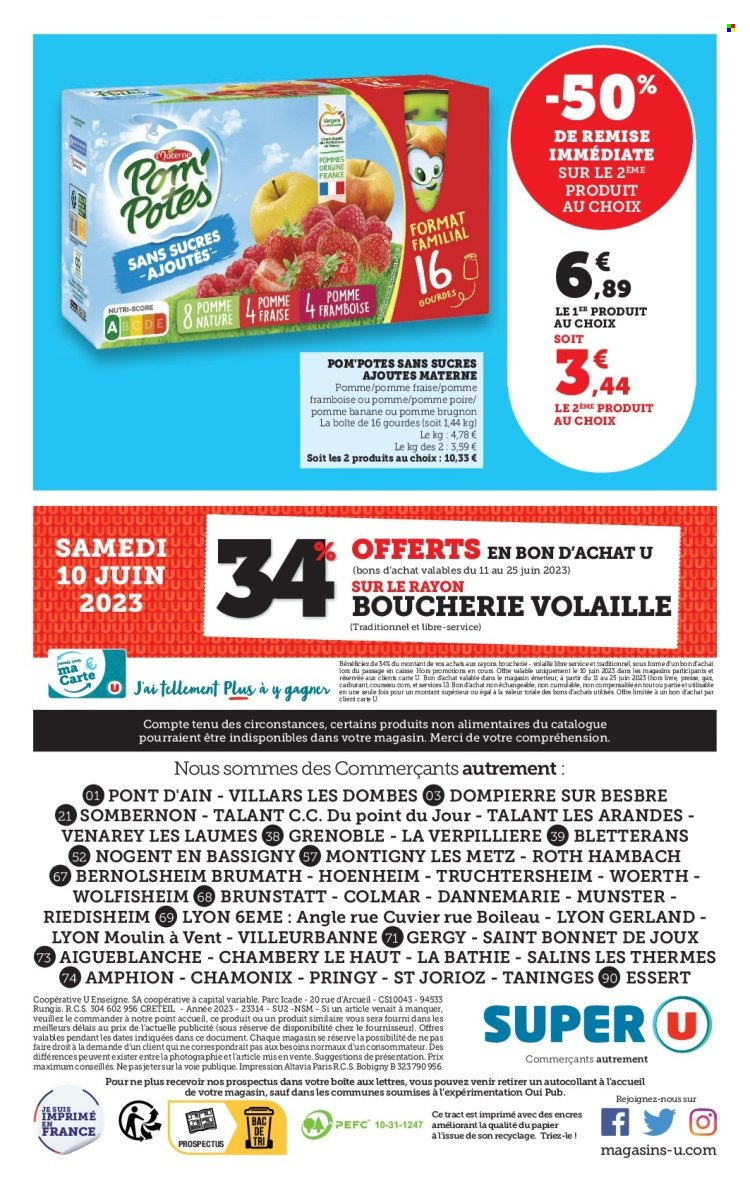 Catalogue SUPER U - 31/05/2023 - 11/06/2023. Page 16