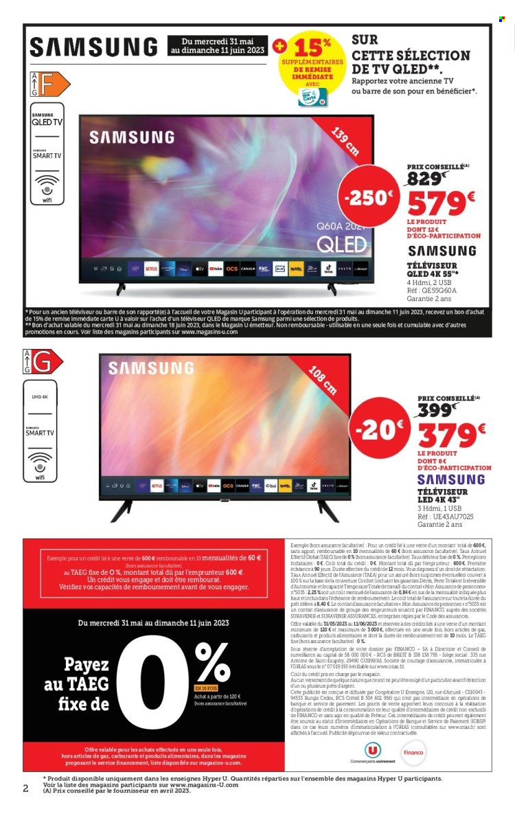 Catalogue SUPER U - 31/05/2023 - 11/06/2023. Page 2