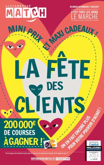 Catalogue Supermarché Match - 06/06/2023 - 11/06/2023.