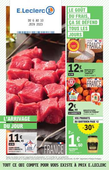 Catalogue E.Leclerc - 06/06/2023 - 10/06/2023.