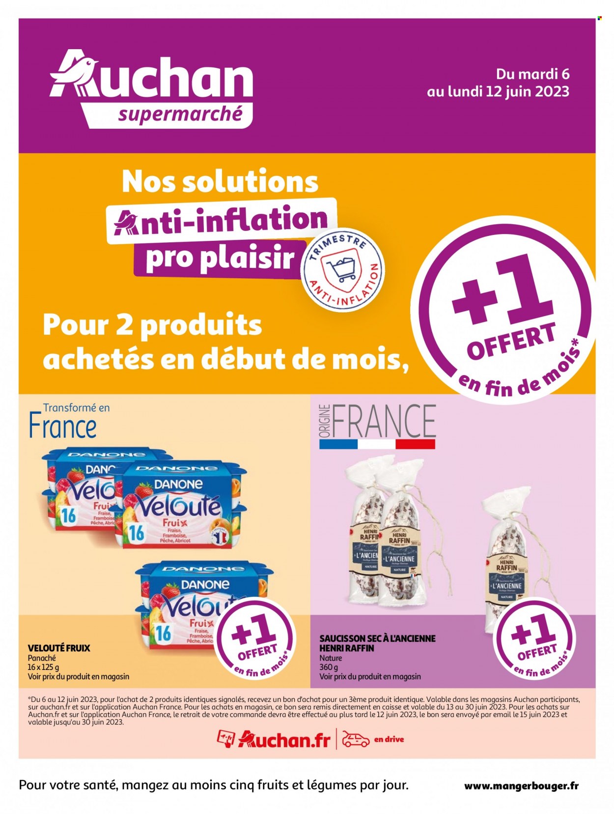 Catalogue Auchan - 06/06/2023 - 12/06/2023. Page 1