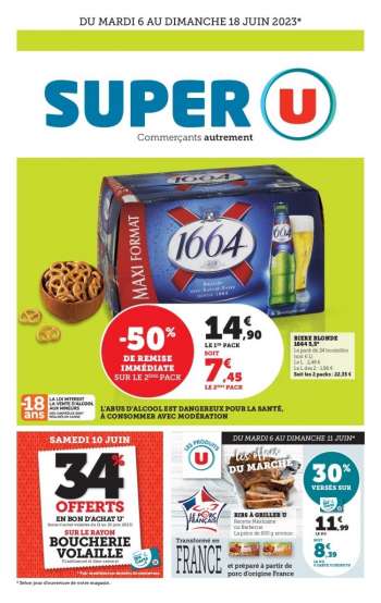 Catalogue SUPER U - 06/06/2023 - 18/06/2023.