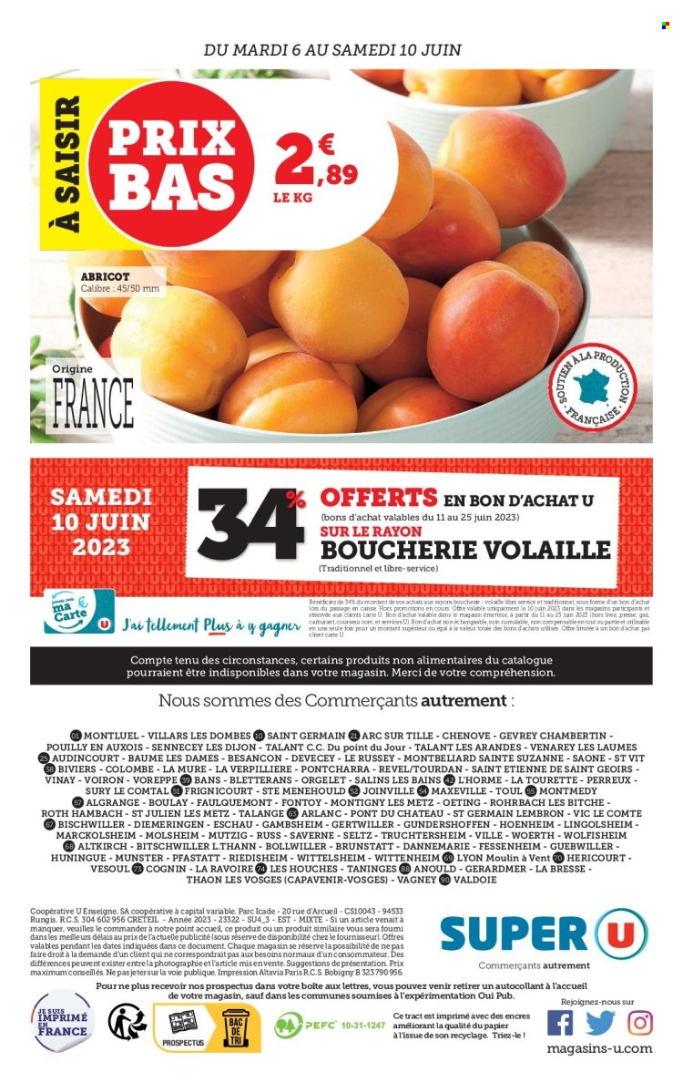 Catalogue SUPER U - 06/06/2023 - 18/06/2023. Page 40