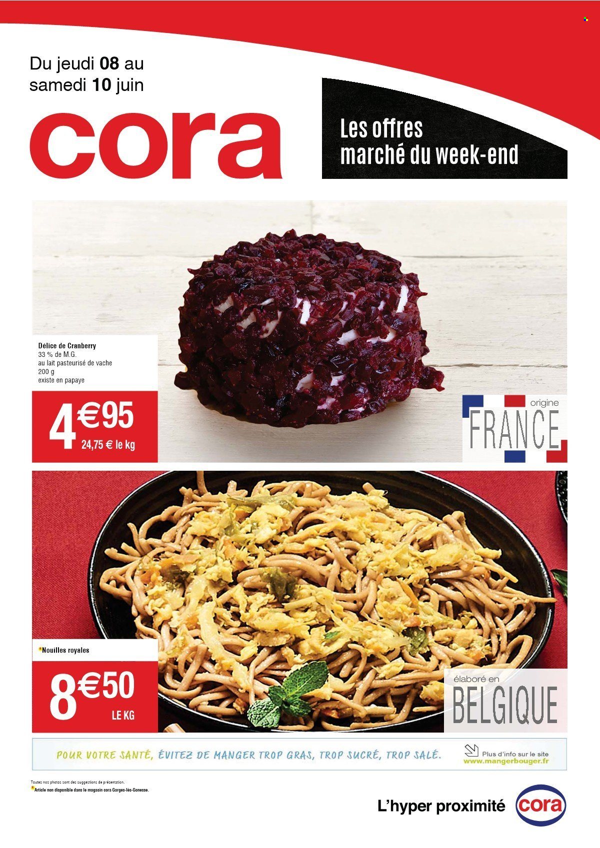 thumbnail - Catalogue Cora - 08/06/2023 - 10/06/2023 - Produits soldés - papaye, nouilles. Page 4.