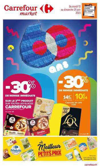 Catalogue Carrefour Market - 13/06/2023 - 25/06/2023.