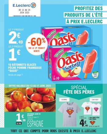 Catalogue E.Leclerc - 13/06/2023 - 24/06/2023.