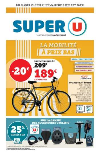 Catalogue SUPER U - 13/06/2023 - 02/07/2023.