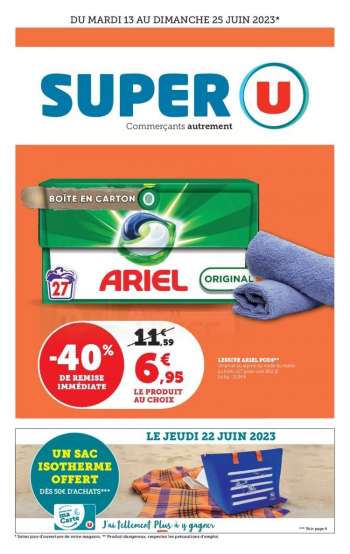 Catalogue SUPER U - 13/06/2023 - 25/06/2023.