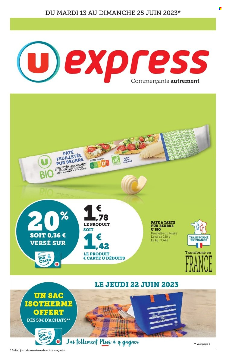 Catalogue U express - 13/06/2023 - 25/06/2023. Page 1