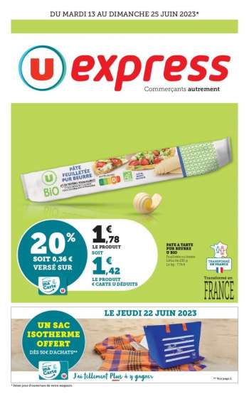 Catalogue U express - 13/06/2023 - 25/06/2023.