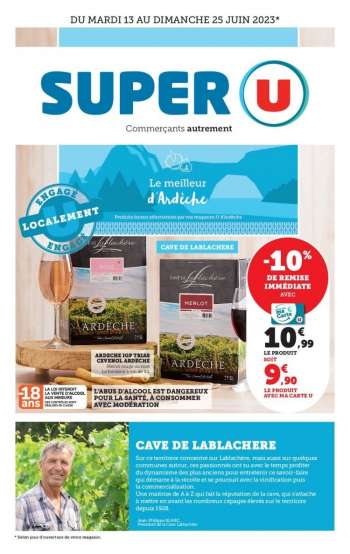 Catalogue SUPER U - 13/06/2023 - 25/06/2023.