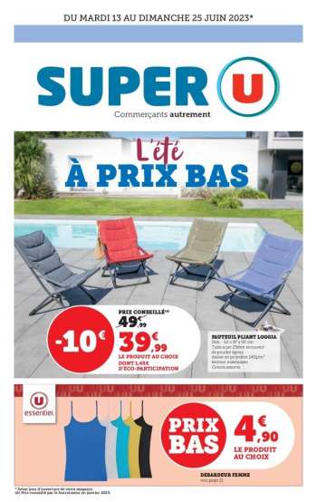 Catalogue SUPER U - 13/06/2023 - 25/06/2023.