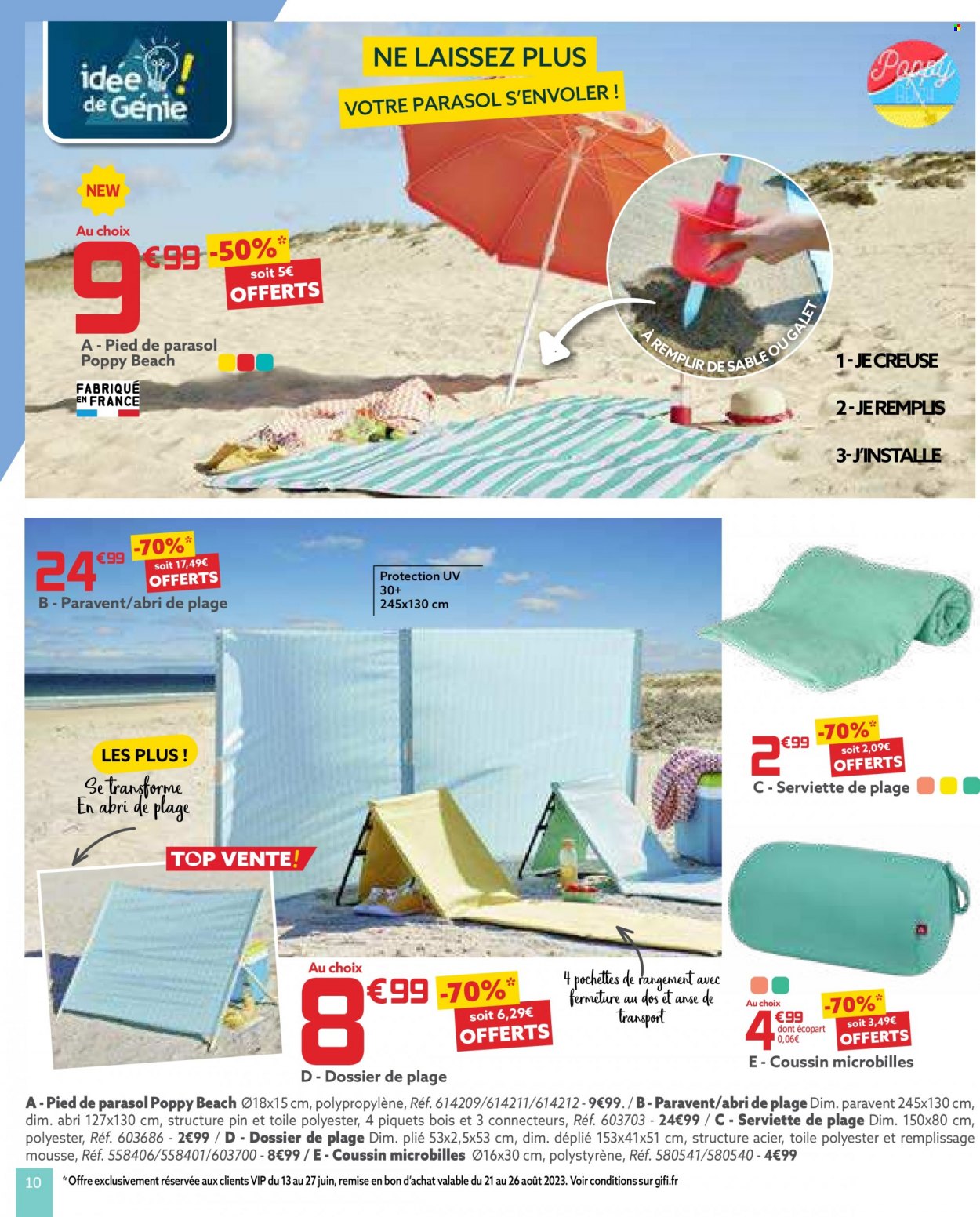Catalogue GiFi - 13/06/2023 - 21/06/2023. Page 10