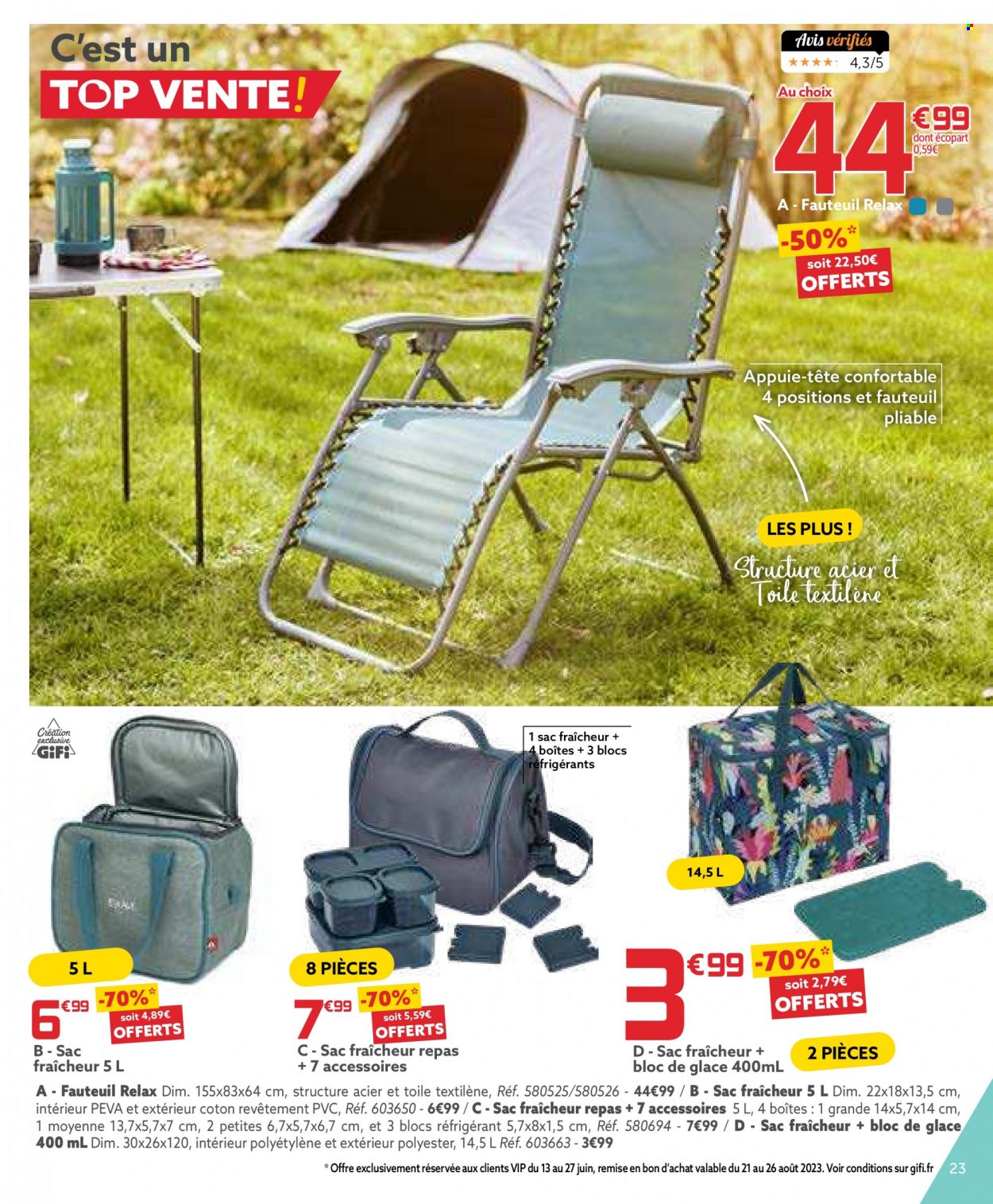 Catalogue GiFi - 13/06/2023 - 21/06/2023. Page 23