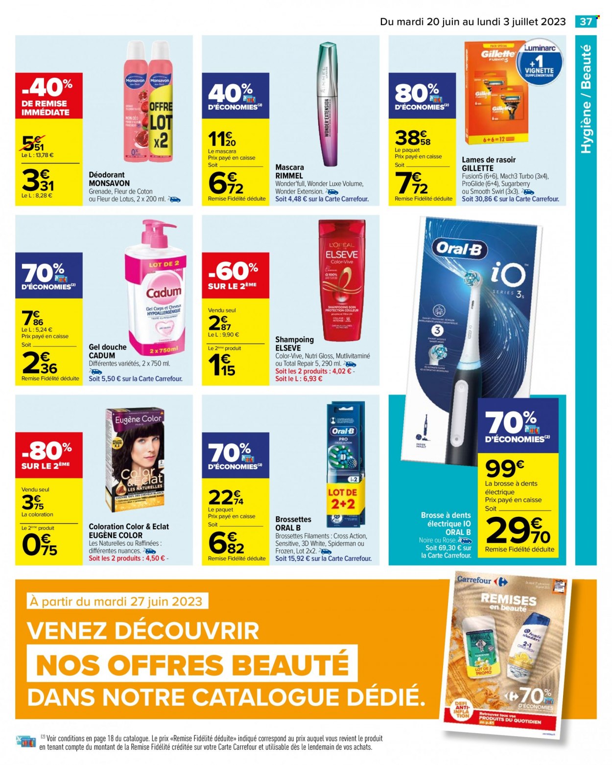 Catalogue Carrefour Hypermarchés - 20/06/2023 - 03/07/2023. Page 40