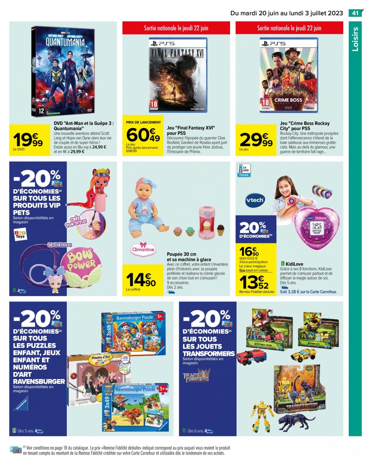 Catalogue Carrefour Hypermarchés - 20/06/2023 - 03/07/2023. Page 44