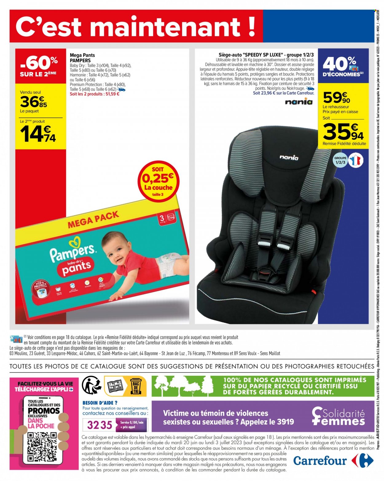 Catalogue Carrefour Hypermarchés - 20/06/2023 - 03/07/2023. Page 55