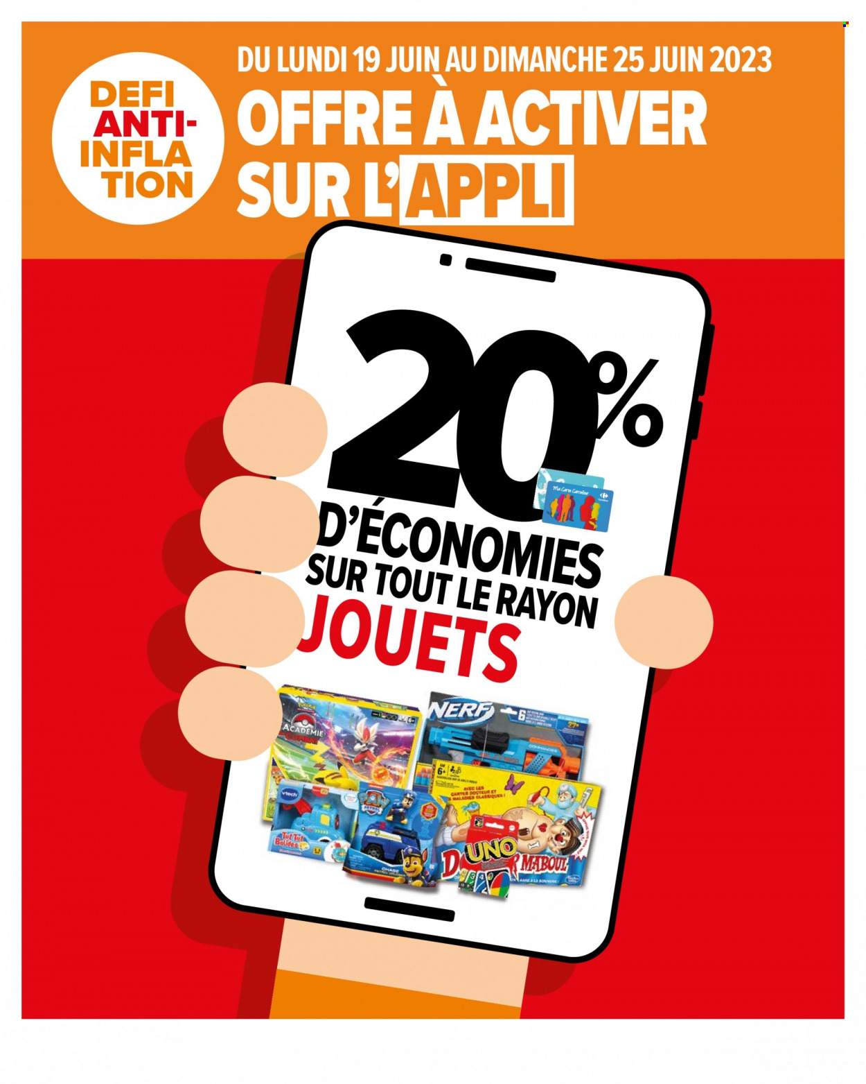 Catalogue Carrefour Hypermarchés - 20/06/2023 - 03/07/2023. Page 58