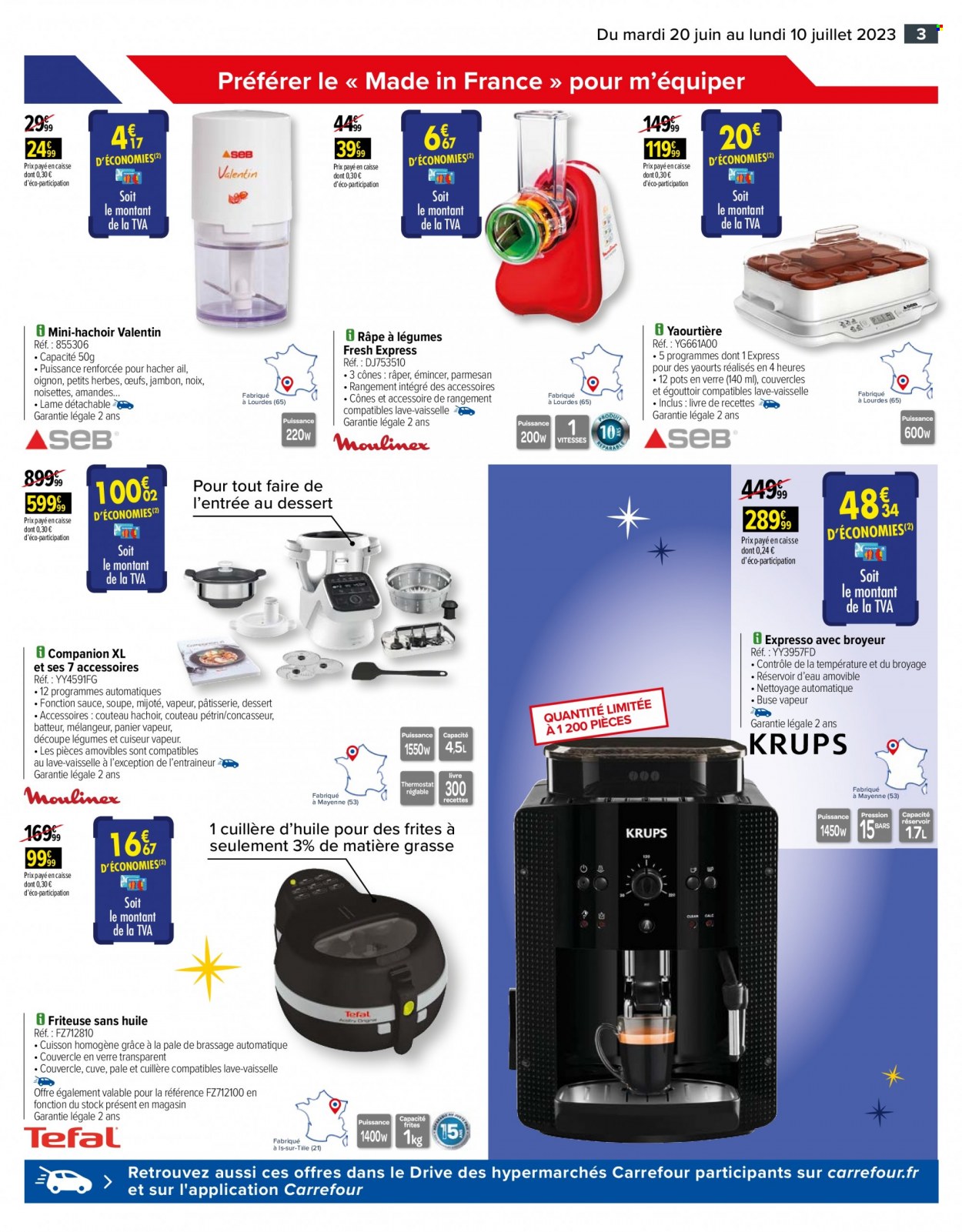 Catalogue Carrefour Hypermarchés - 20/06/2023 - 10/07/2023. Page 3