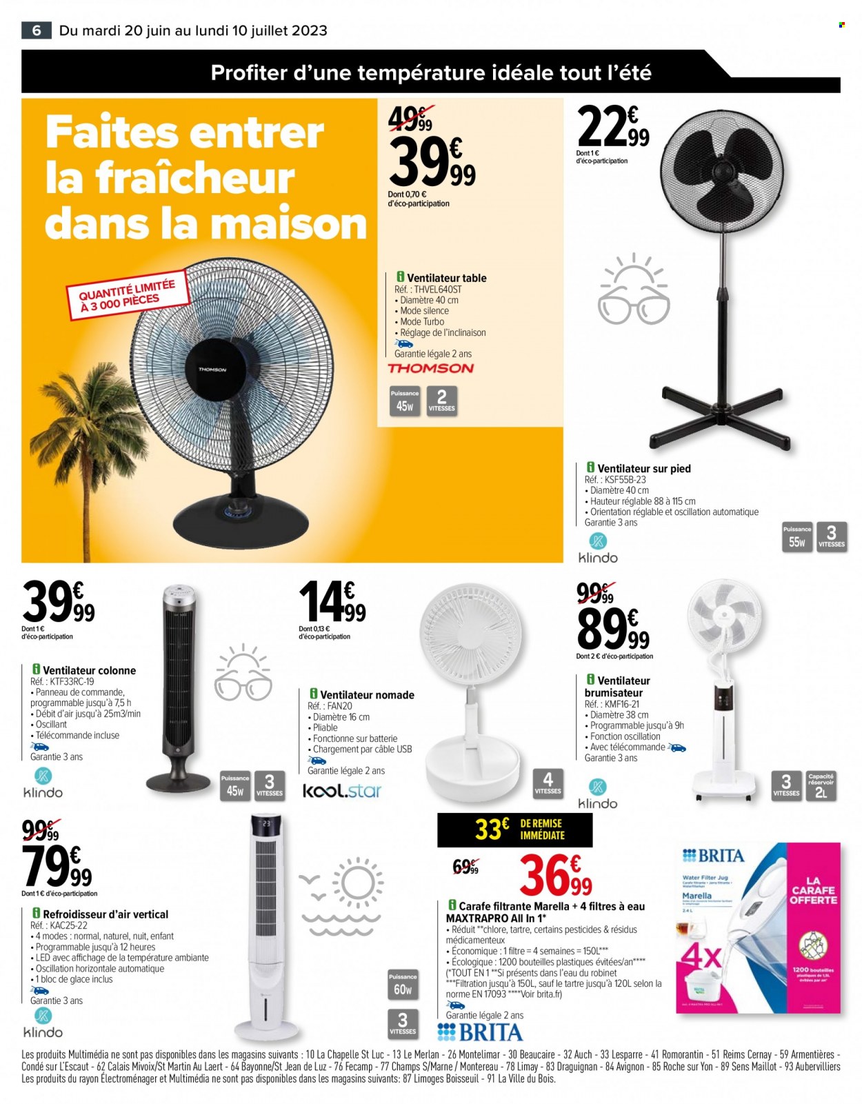 Catalogue Carrefour Hypermarchés - 20/06/2023 - 10/07/2023. Page 6