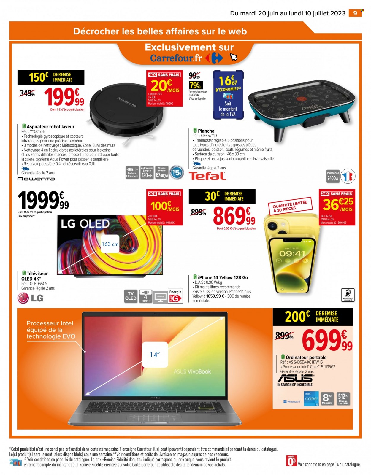 Catalogue Carrefour Hypermarchés - 20/06/2023 - 10/07/2023. Page 9