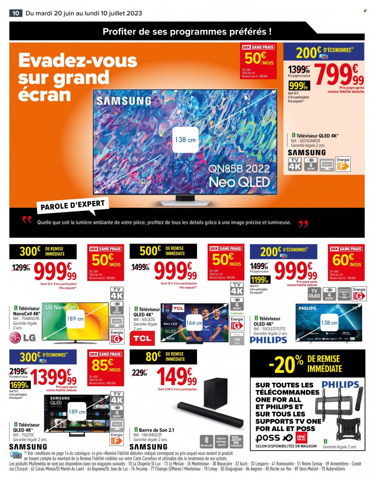 Catalogue Carrefour Hypermarchés - 20/06/2023 - 10/07/2023. Page 10