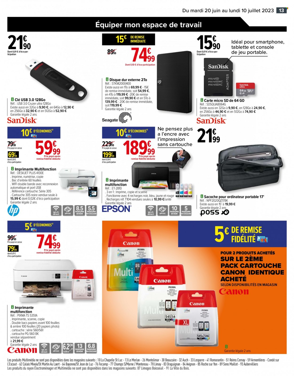 Catalogue Carrefour Hypermarchés - 20/06/2023 - 10/07/2023. Page 13