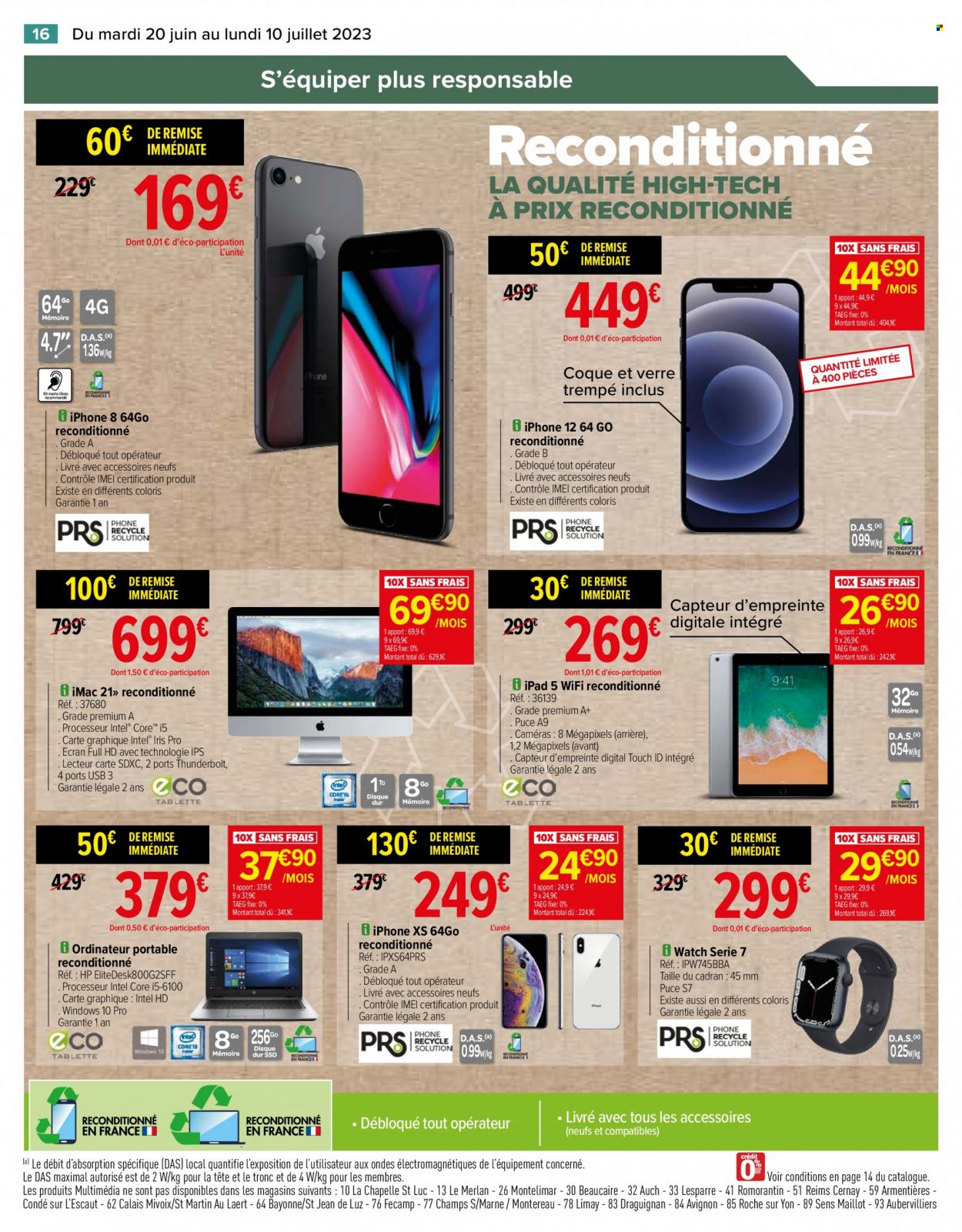 Catalogue Carrefour Hypermarchés - 20/06/2023 - 10/07/2023. Page 16